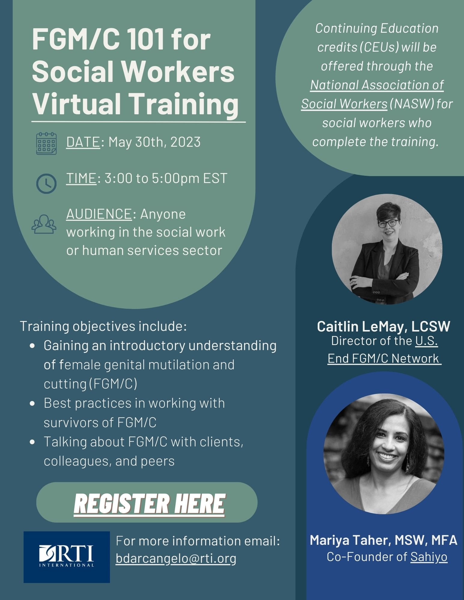 FGM/C 101 for Social Workers Virtual Training