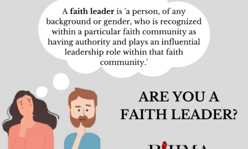 Are you a faith leader?