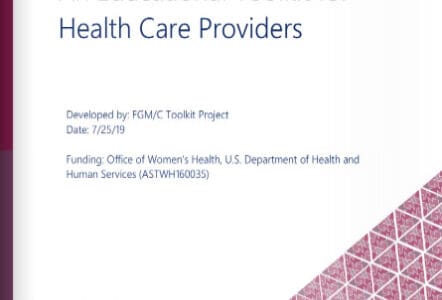 Workbook for health care providers