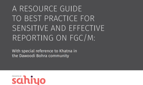 A resource guide to best practice for sensitive and effective reporting on FGC/M: With special reference to Khatna in the Dawoodi Bohra community